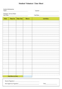 Best Blank Printable Timesheets Printablee Schedule Printable