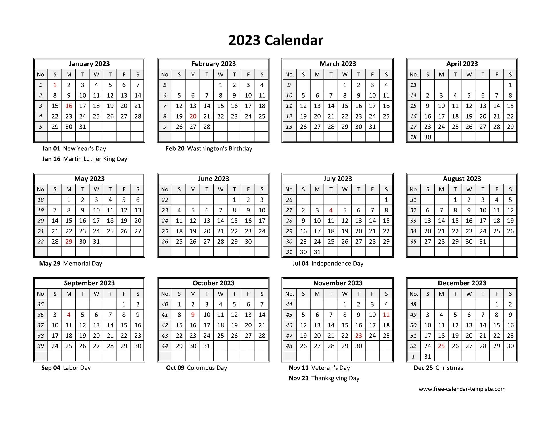 Printable Schedule Template 2023 Schedule Printable
