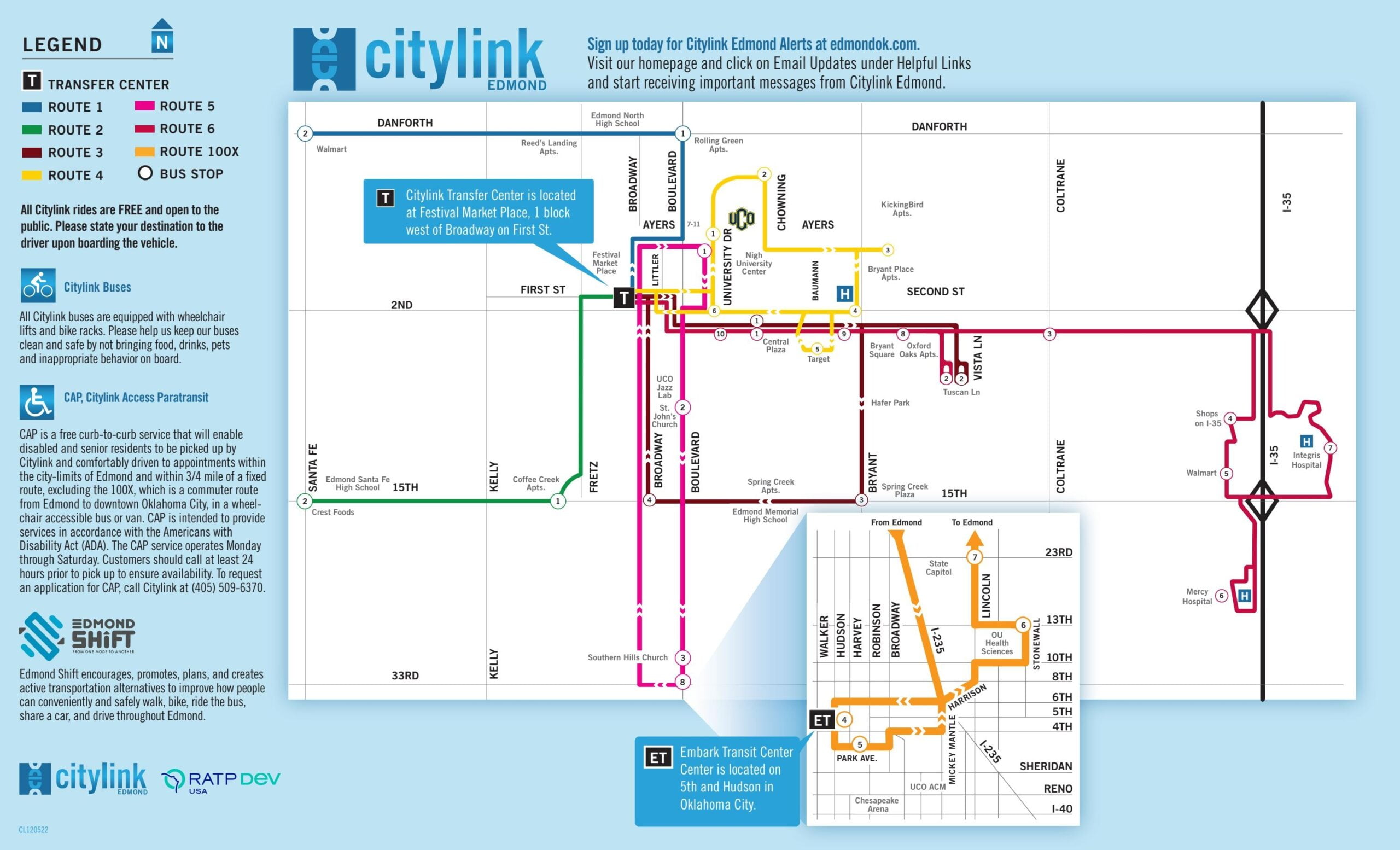 Citylink Edmond Bus Schedule Schedule Printable