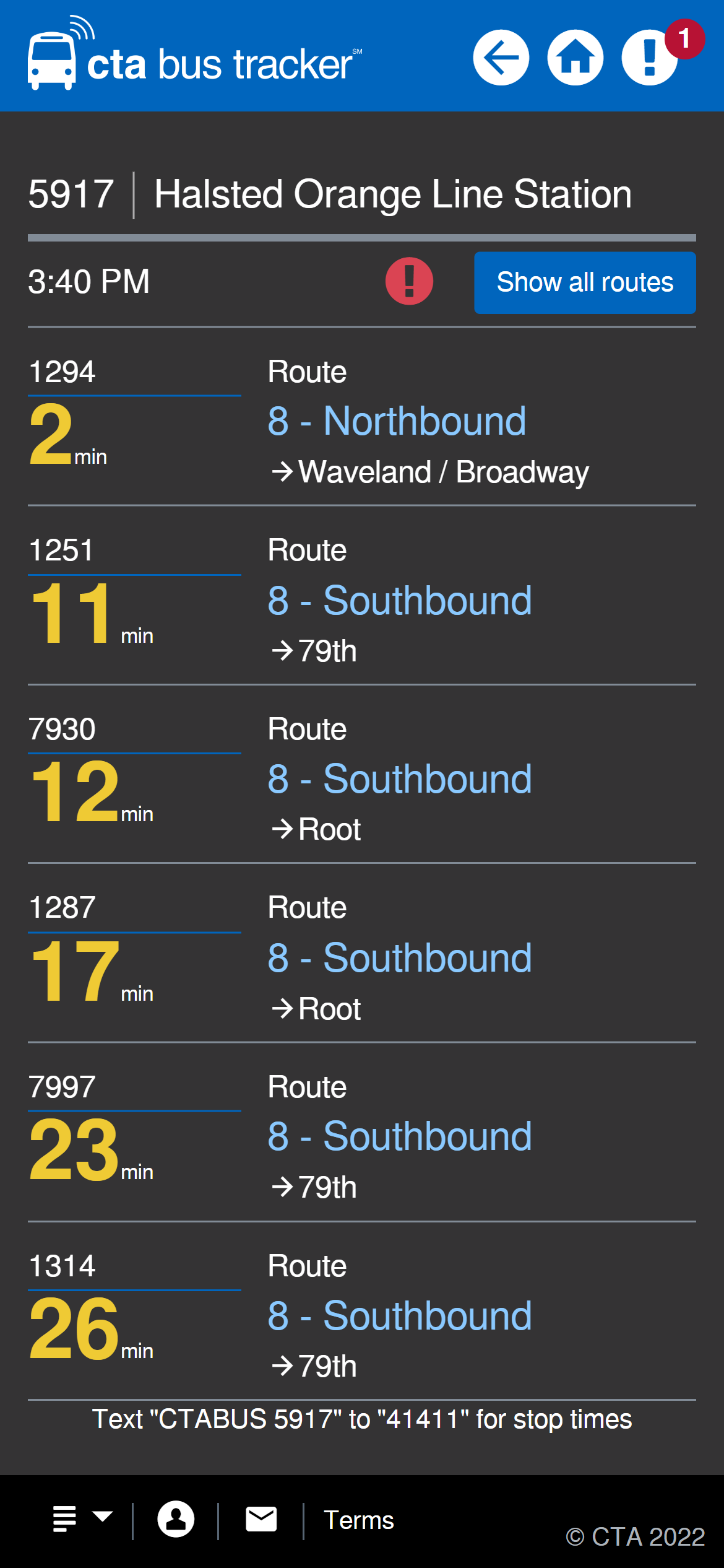 Cta Bus Tracker Schedule Schedule Printable