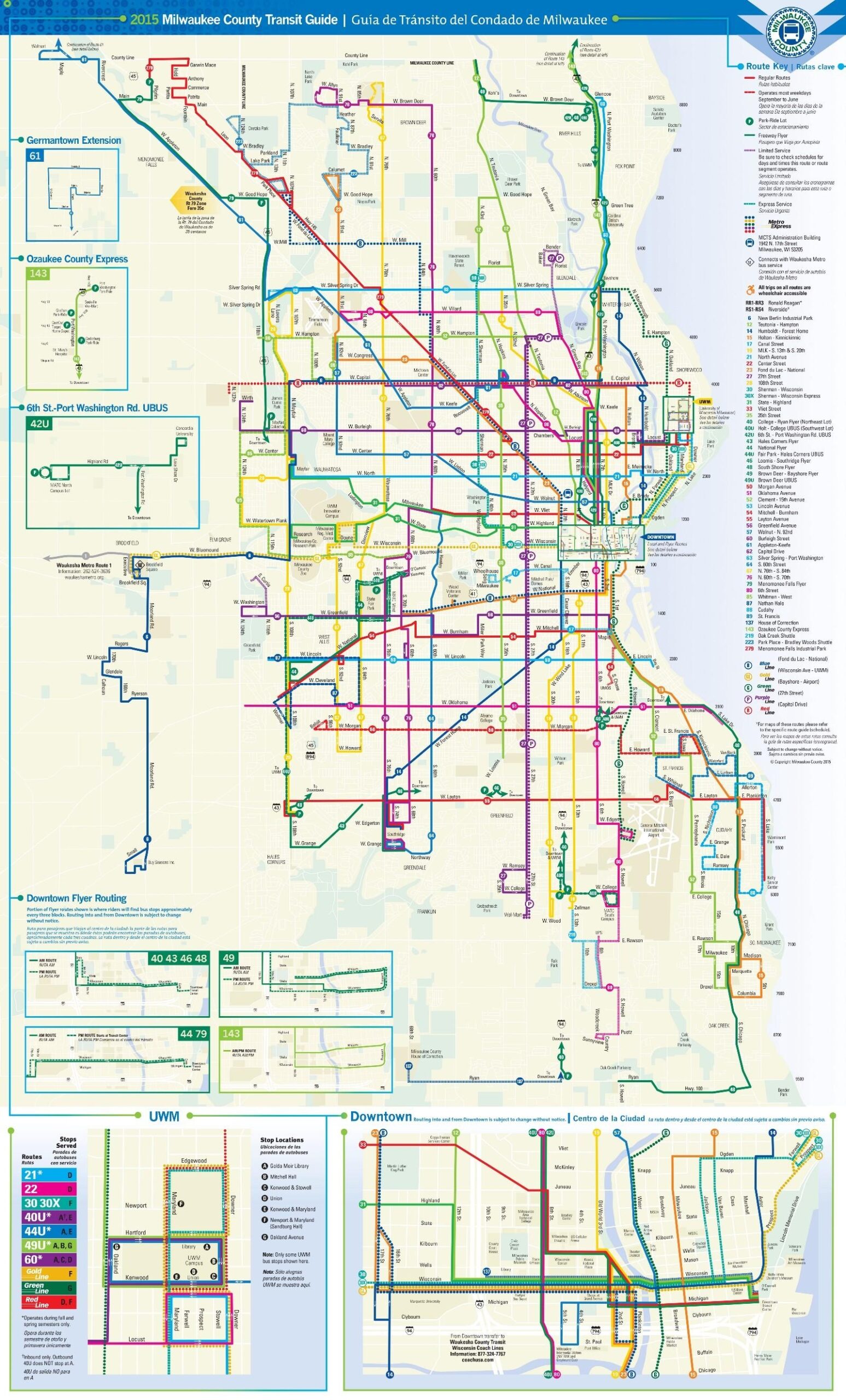 Milwaukee Bus Routes And Schedules Schedule Printable