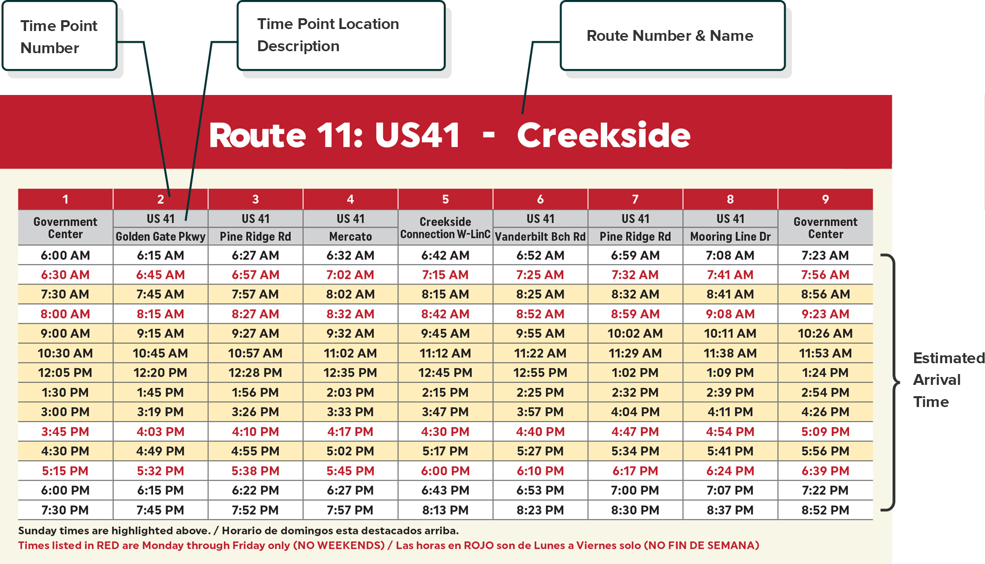26 Bus Time Schedule Schedule Printable