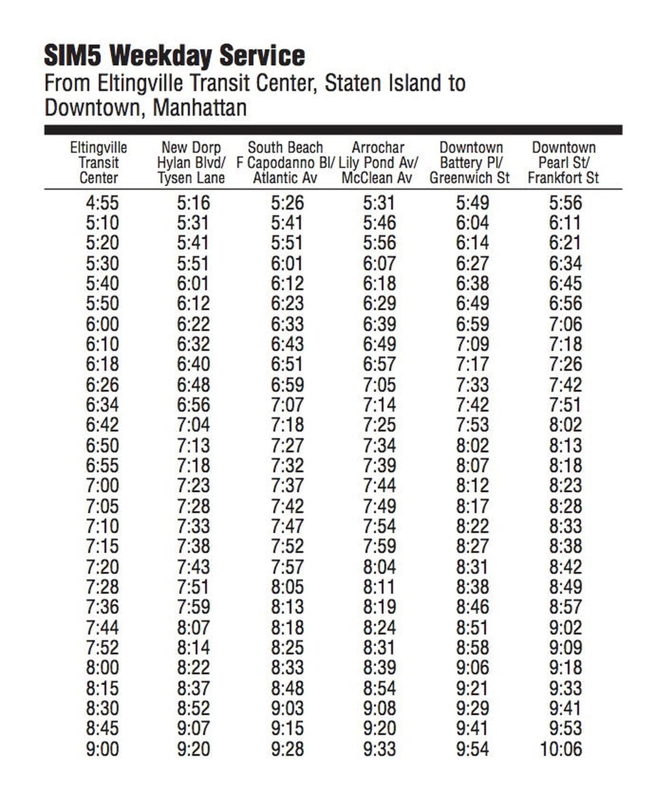 Sim33c Bus Schedule Pdf