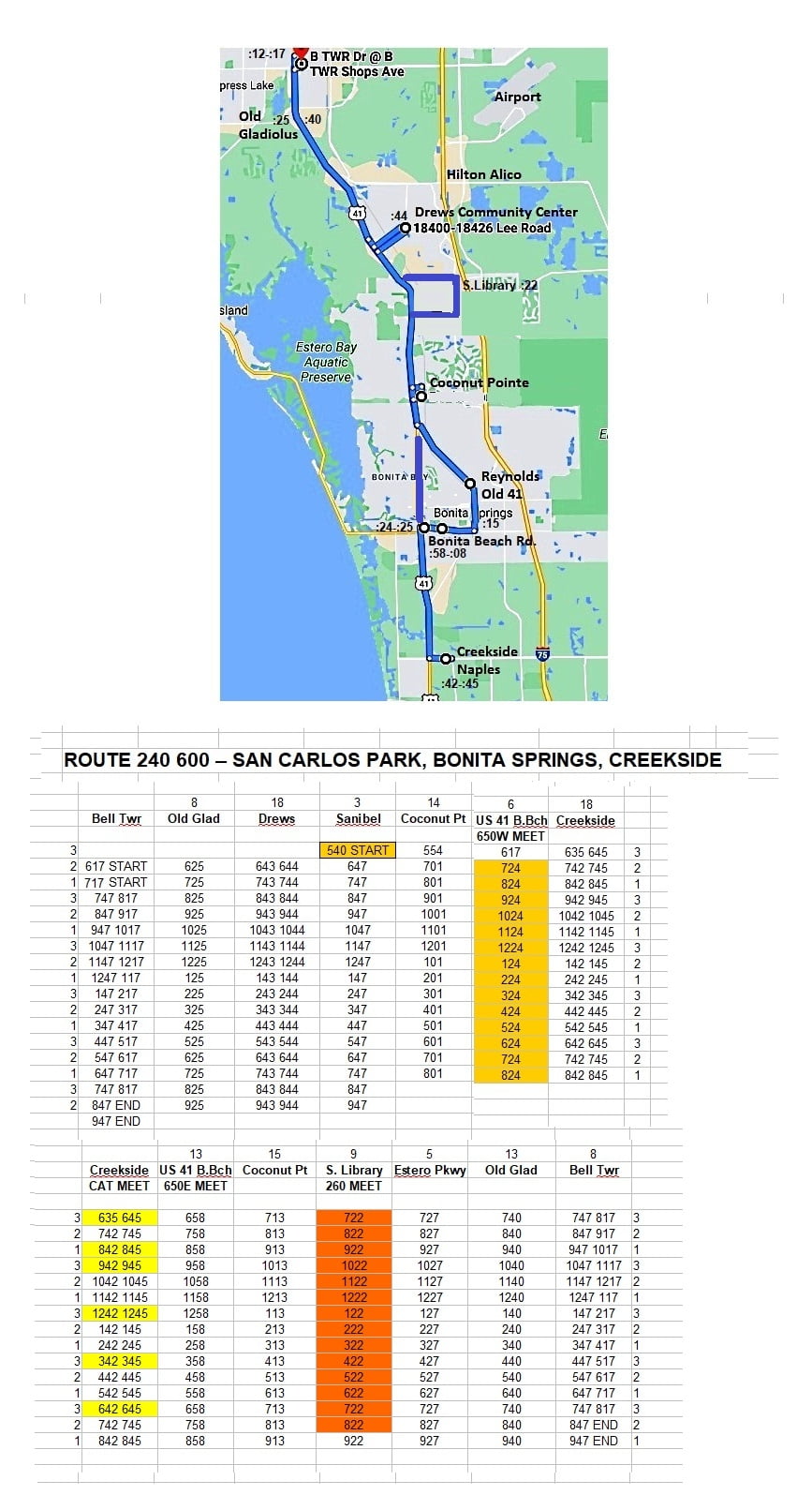 Lee Tran Bus Schedule - Schedule Printable