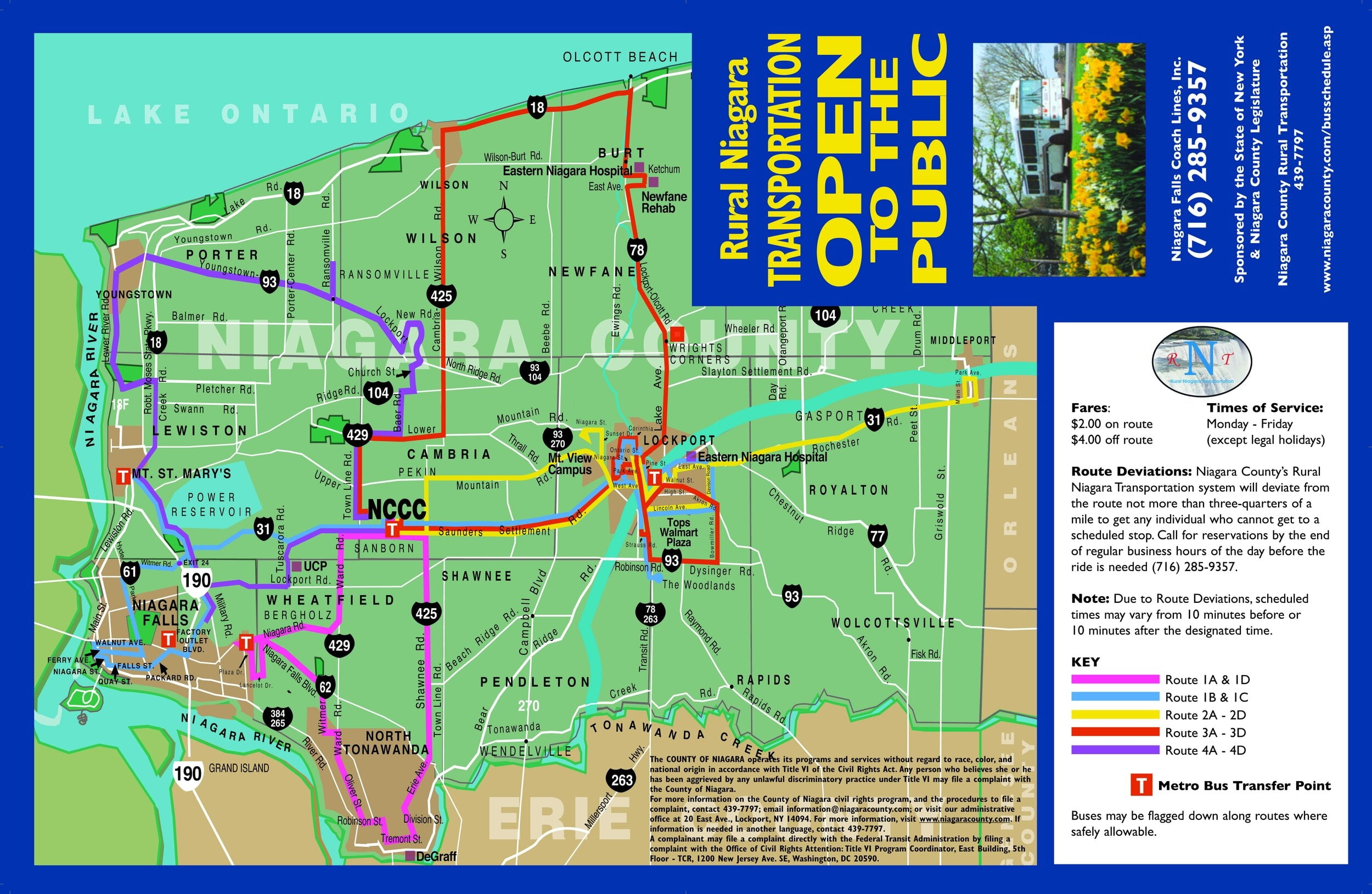 Niagara Falls Bus Schedule Schedule Printable