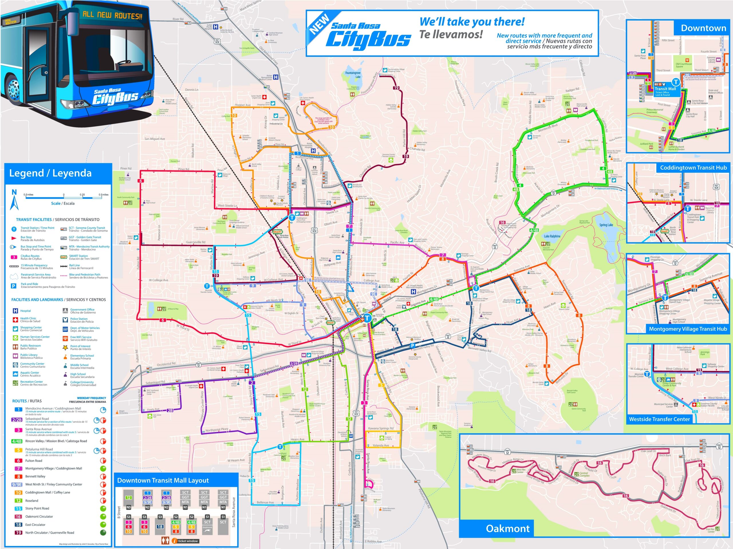 bus route 12 schedule santa rosa