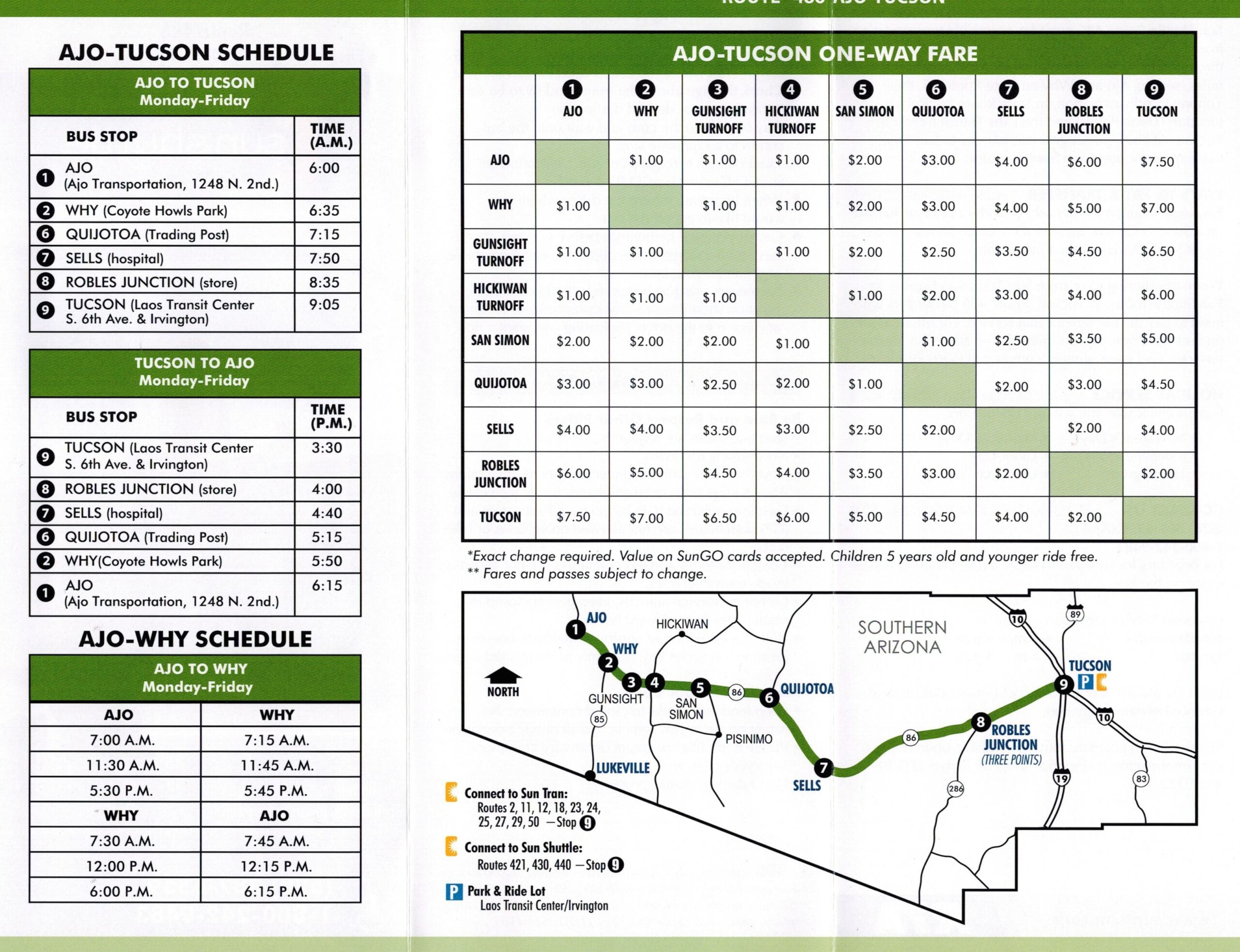 Phoenix To Tucson Bus Schedule - Schedule Printable 