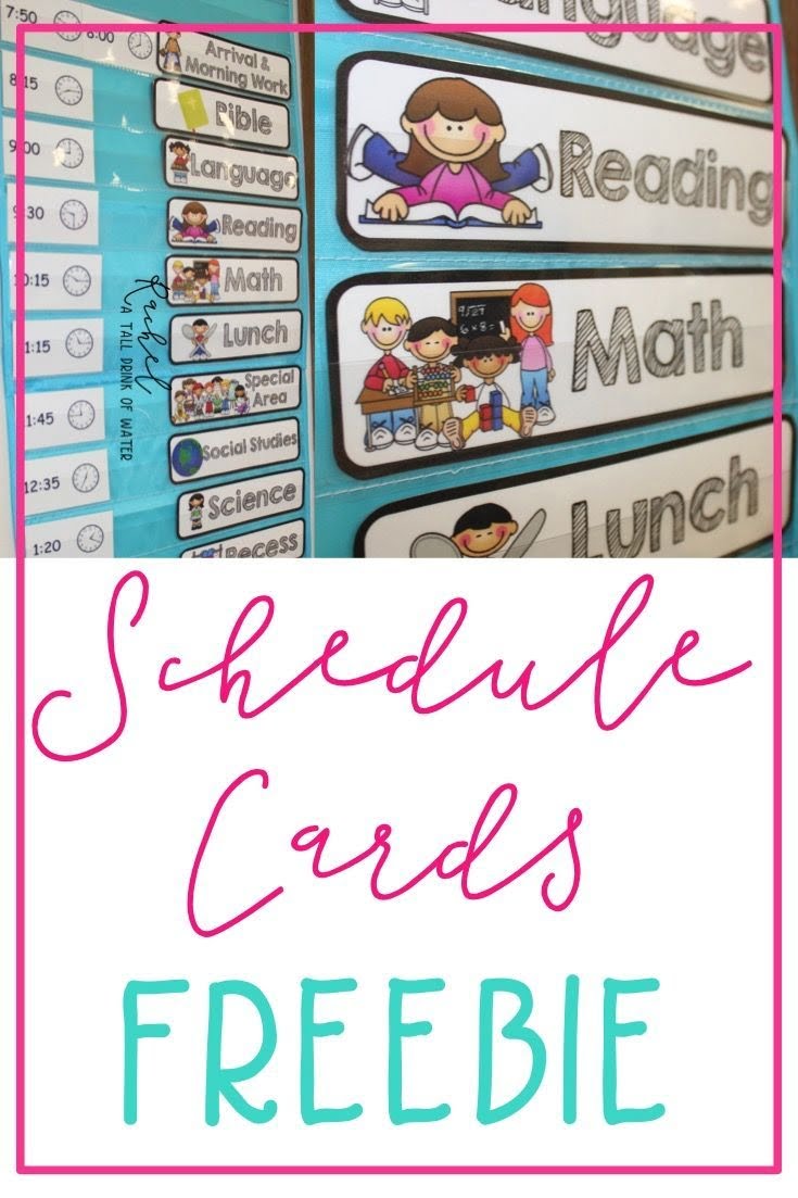 Free Printable Classroom Schedule - Schedule Printable