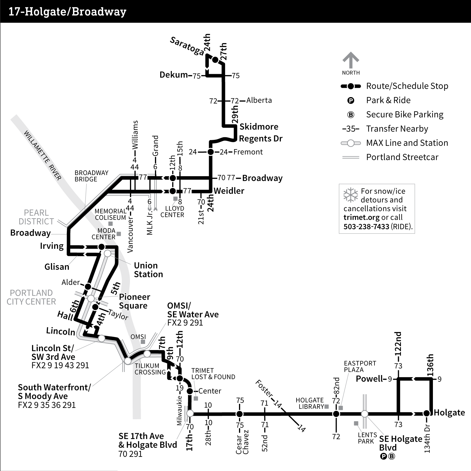 route 17 go bus schedule