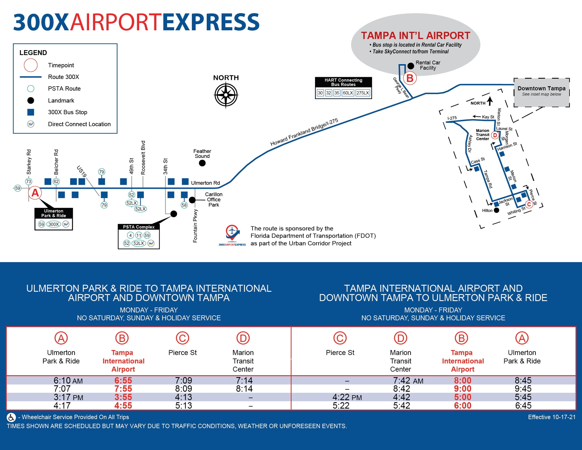 Psta Bus Schedule Pinellas County - Schedule Printable