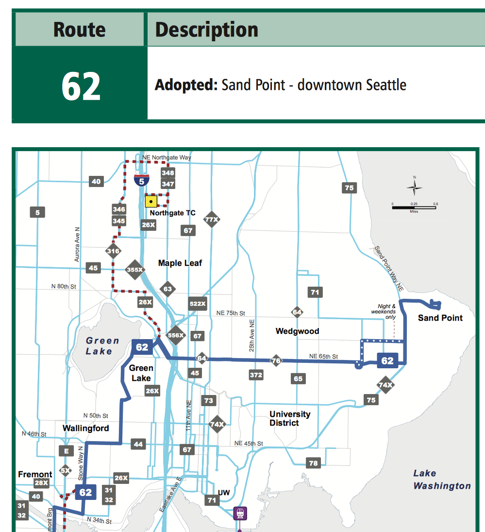 Bus 62 Route Schedule - Schedule Printable