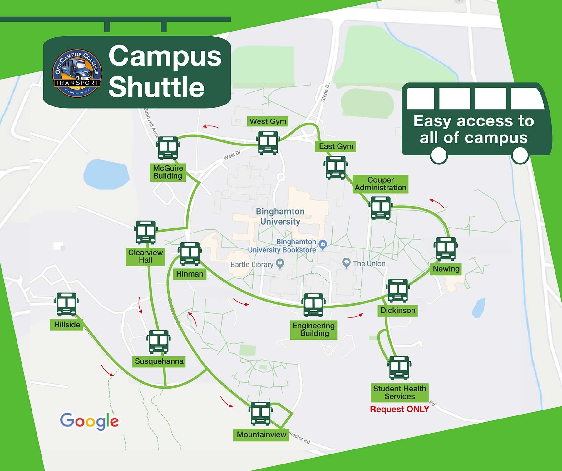 Binghamton University Bus Schedule Schedule Printable