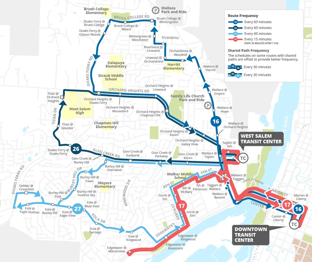 Salem Oregon Bus Schedule - Schedule Printable