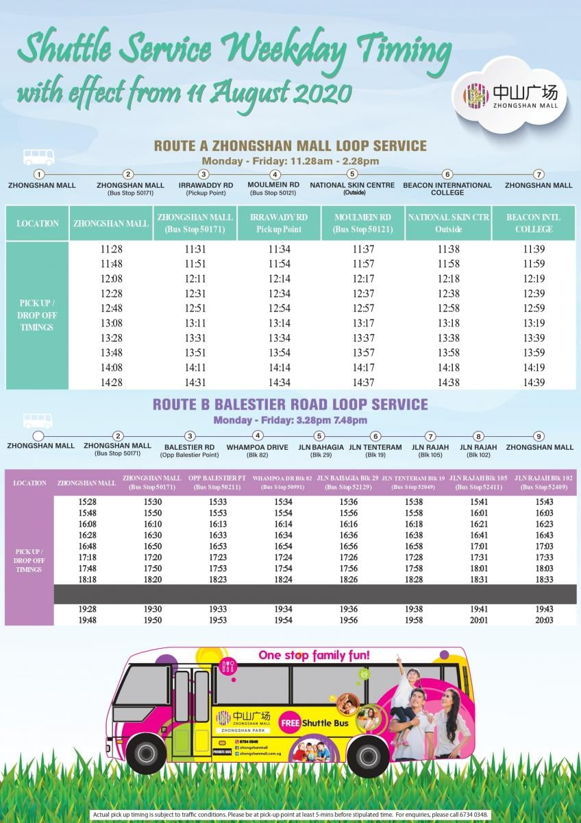 Free Shuttle Bus Schedule Schedule Printable