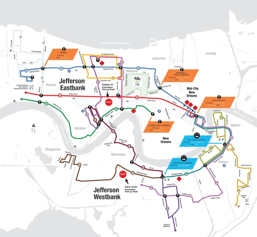 Jefferson Parish Bus Schedule Schedule Printable