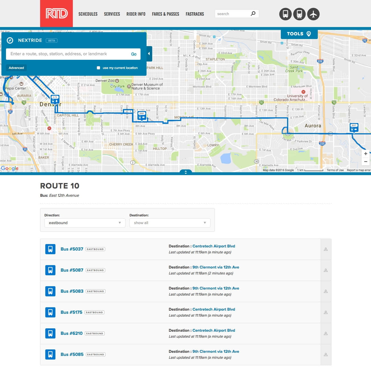 Rtd At Bus Schedule Schedule Printable