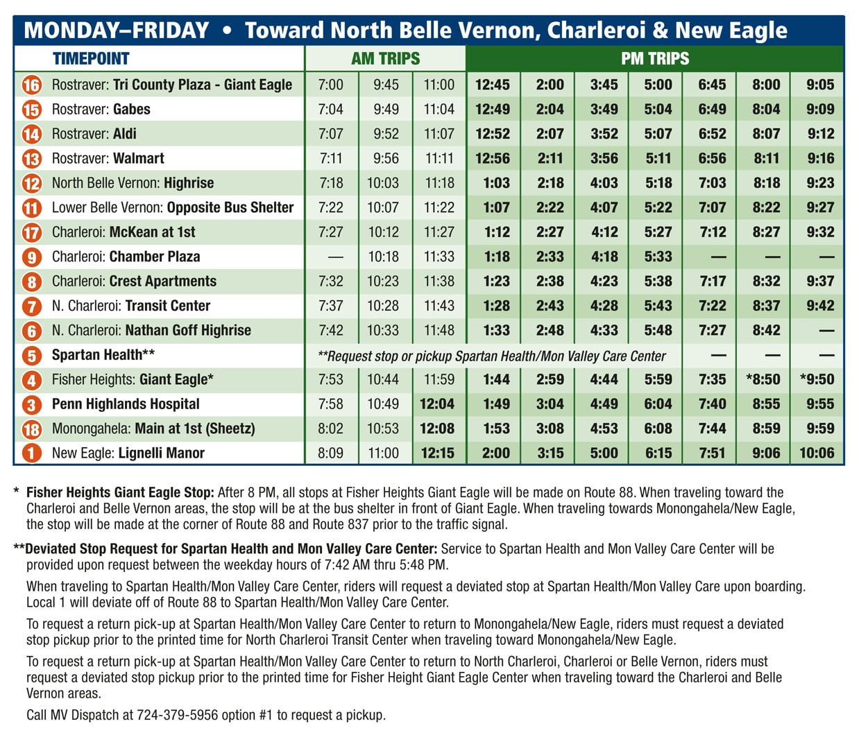 Local 2 Bus Schedule - Schedule Printable