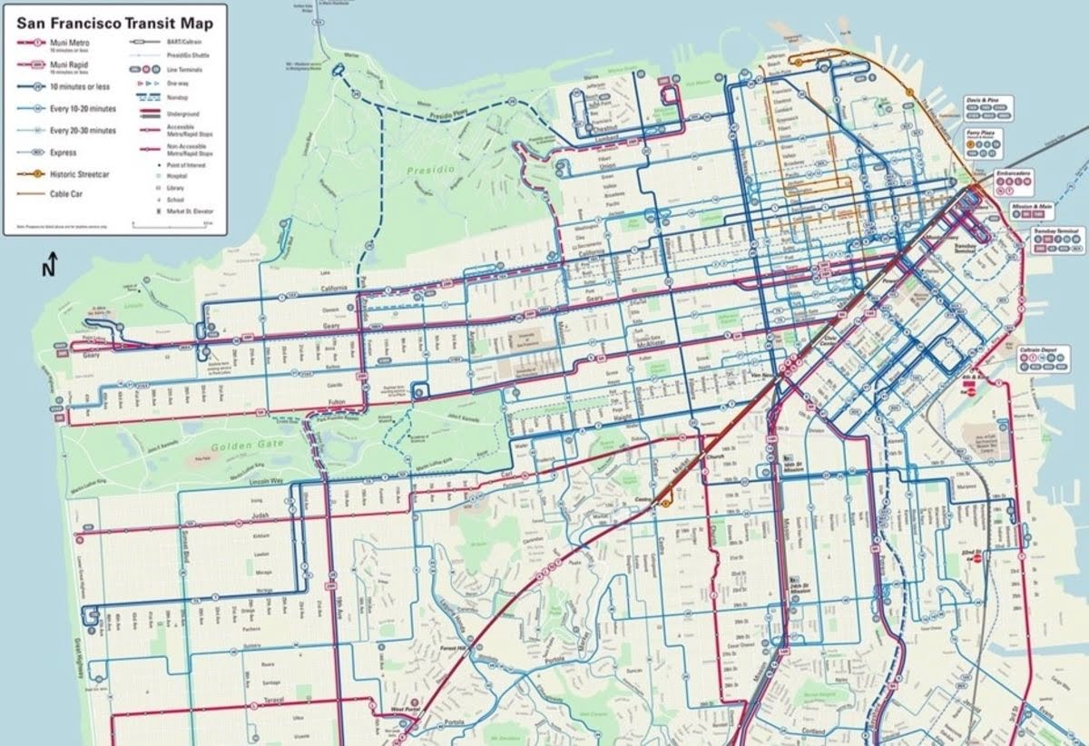 San Francisco Bus Schedule - Schedule Printable