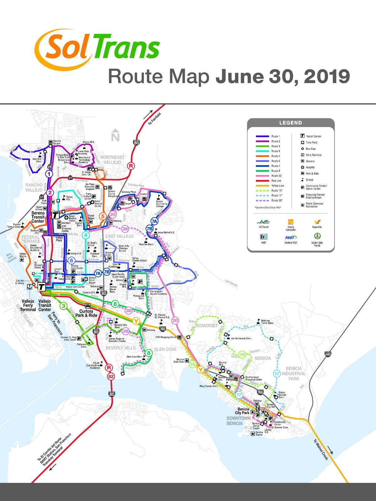 Vallejo Soltrans Bus Schedule - Schedule Printable